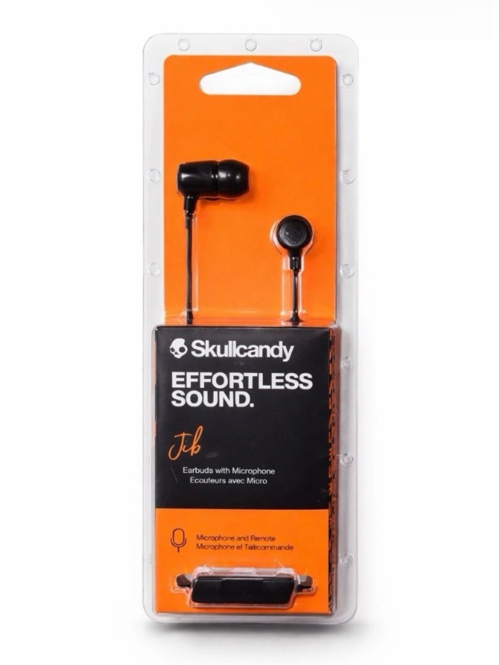 Skullcandy Black In-Ear Earbuds with Inline Mic
#E5